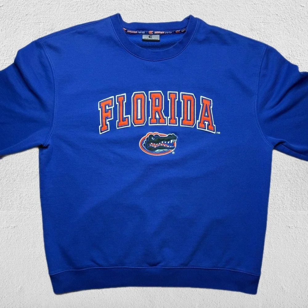 Colosseum Athletics NCAA Florida Gators Embroidered Crewneck Sweatshirt XXL